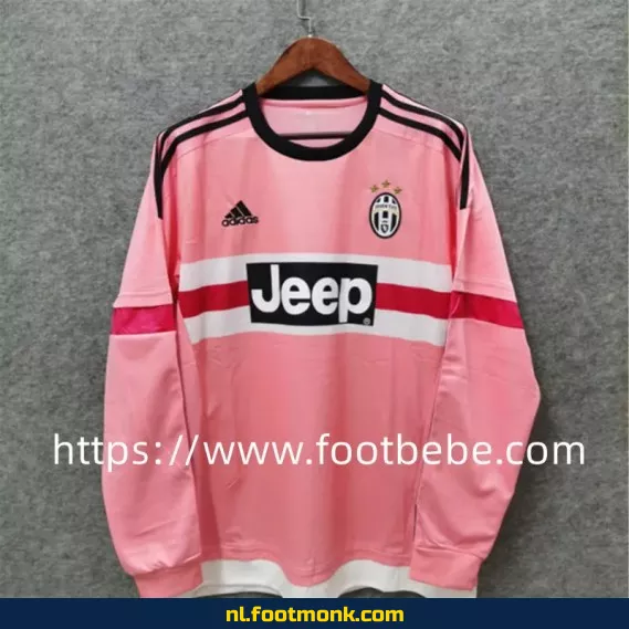 Retro Juventus voetbalshirt 2015-2016 met lange mouwen – Derde tenue | Officieel voetbalshirt | Vintage voetbalshirts heren