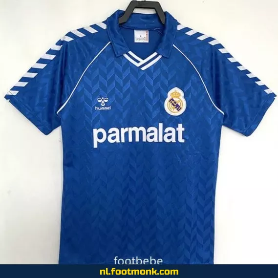 Retro Real Madrid voetbalshirt 1986-1987 uit shirt – Officieel voetbalshirt vintage – Voetbalshirt heren/dames – Origineel voetbalshirt aanbieding
