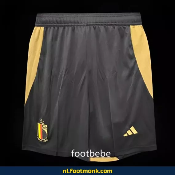 Zwart voetbalshirt België Euro 2024 - Officieel supporter shirt