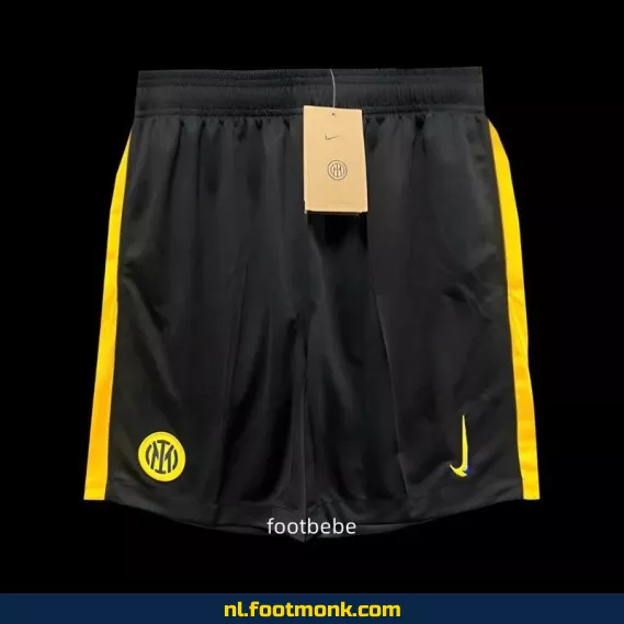 Inter Milan 2024-2025 Derde Tenue Zwart Voetbalshirt – Officieel Fanwear – Heren & Dames