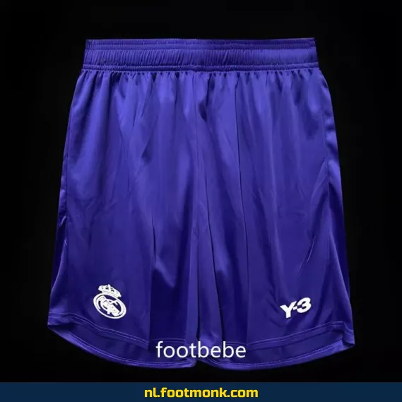 Real Madrid Y3 Voetbalshirt 2024-2025 - Paars - Officieel Voetbalshirt voor Dames & Heren - Fanwear Aanbieding