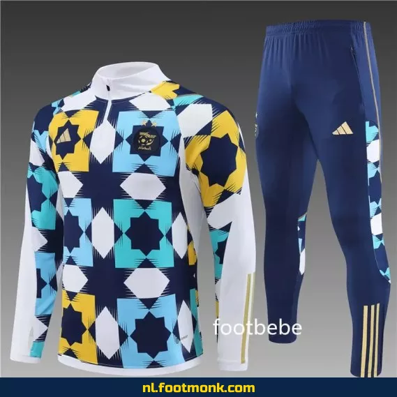 **"Algerije 2023-2024 Camouflage Halfzip Voetbalshirt – Officieel Fanwear"**