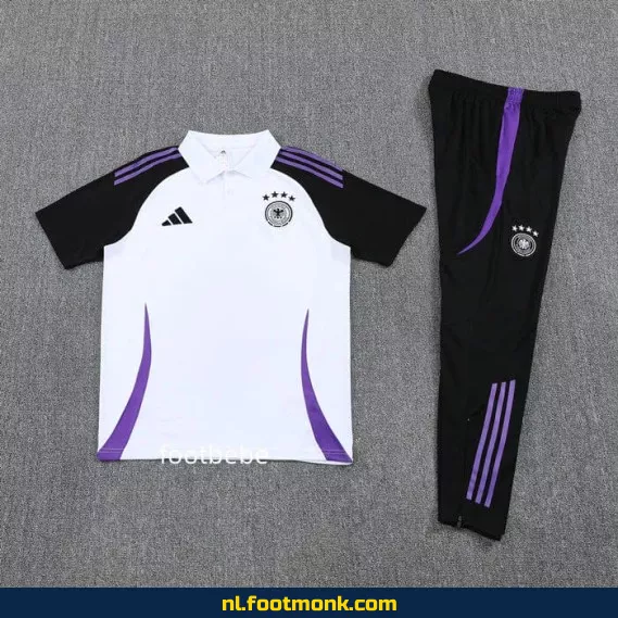 Duits Voetbalshirt 2025-2026 – Witte Polo – Officieel Voetbalshirt
