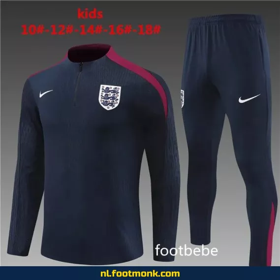 Engeland Voetbalshirt Kinderen 2024-2025 - Royal Blauw | Officieel Voetbalshirt | Personaliseerbaar