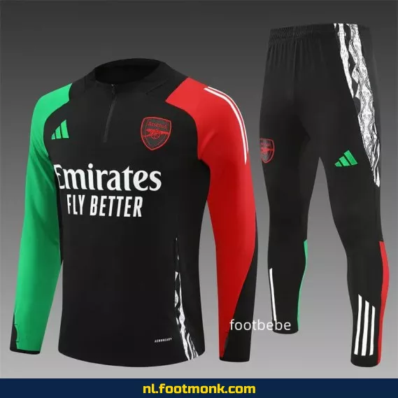 Arsenal Voetbalshirt 2024-2025 - Zwarte Trainingsshirt voor Supporters | Officieel Fanwear