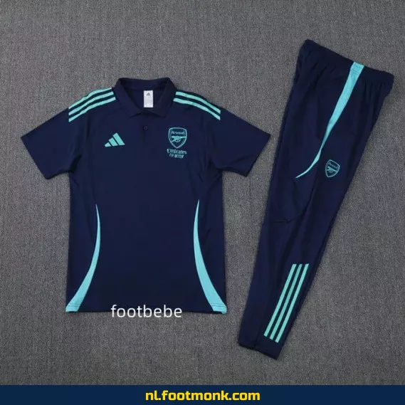 Arsenal 2025-2026 Royal Blue Voetbal Polo Shirt – Officieel Voetbalshirt voor Supporters | Heren & Dames | Fanwear Aanbieding