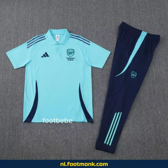 Arsenal Voetbalshirt 2025-2026 - Blauw Polo Trainingsshirt | Officieel Voetbalshirt | Heren & Dames | Fanwear Aanbieding