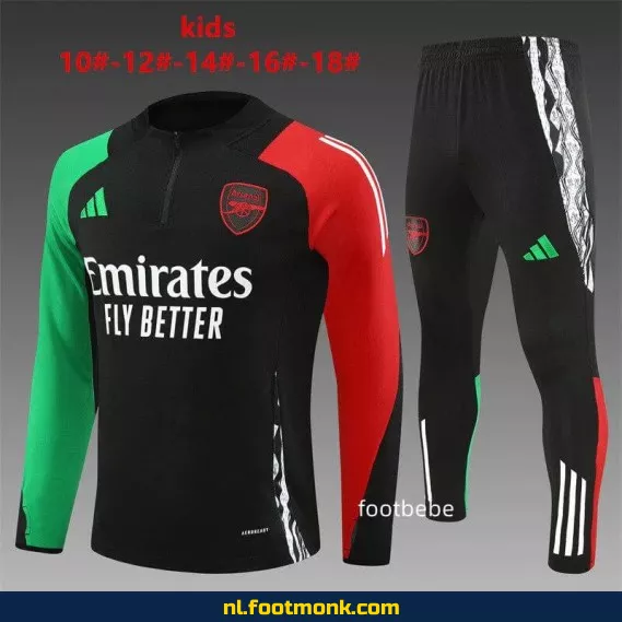 Arsenal Voetbalshirt Kinderen 2024-2025 - Zwart | Officieel Fanwear | Voetbalshirt Kopen Online