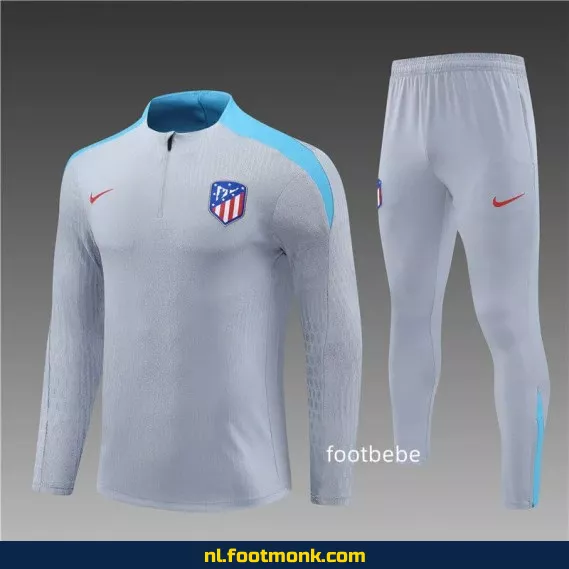 Atletico Madrid Voetbalshirt 2024-2025 - Grijs - Officieel Voetbalshirt - Fanwear - Heren/Dames/Kinderen - Origineel en Aanbieding