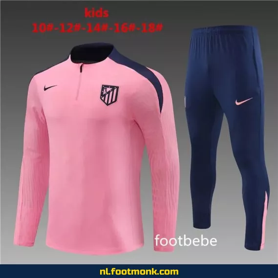 Atletico Madrid Kinder Voetbalshirt 2024-2025 - Roze | Officieel Voetbalshirt | Fanwear voor Kinderen