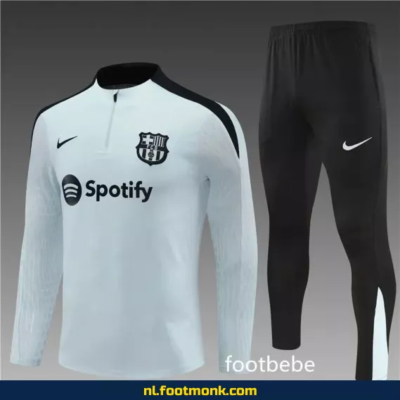 FC Barcelona Trainingspak 2024-2025 Wit – Officieel Voetbalshirt | Fanwear Aanbieding