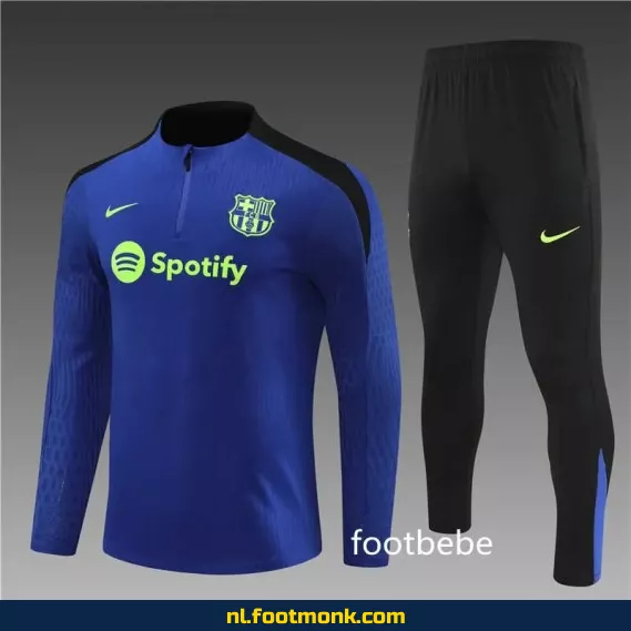 FC Barcelona Trainingspak 2024-2025 Blauw – Officieel Voetbalshirt | Fanwear voor Dames & Heren
