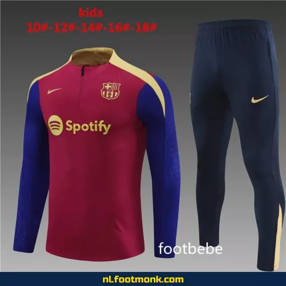 FC Barcelona Voetbalshirt Kinderen 2024-2025 - Rood Blauw - Officieel Voetbalshirt