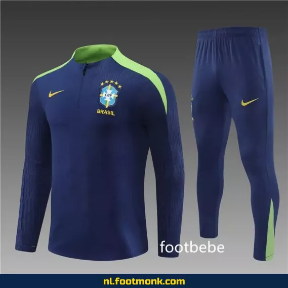 Brazilië 2024-2025 Koningsblauw Voetbalshirt – Officieel Voetbaltrui voor Supporters | Heren & Dames | Origineel en Aanbieding