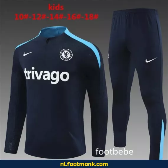 Chelsea FC Kinder Voetbalshirt 2024/2025 - Royal Blauw | Officieel Voetbalshirt | Customizen | Fanwear