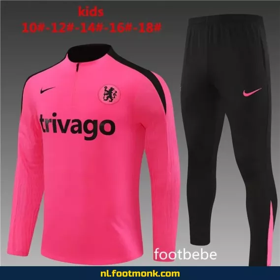 Chelsea Kinder Voetbalshirt 2024-2025 Roze – Officieel Fanwear