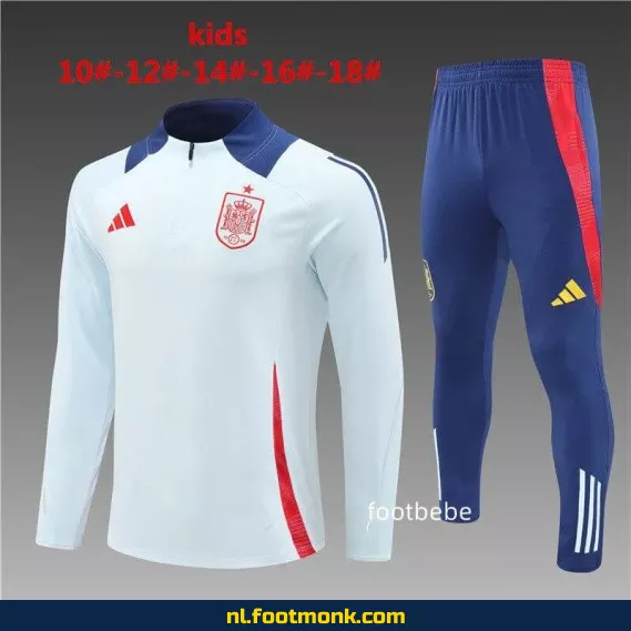 Spanje Voetbalshirt Kinderen 2024-2025 Lichtblauw – Officieel Voetbalshirt, Customizen & Korting