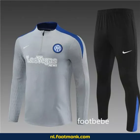 Inter Milan 2024-2025 lichtgrijs voetbalshirt – Officieel supporter shirt | Voetbalshirt heren/dames | Fanwear aanbieding
