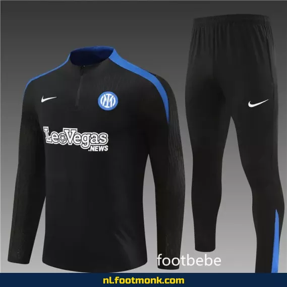 Inter Milan 2024-2025 Zwart Voetbalshirt – Officieel Fanwear | Voetbalshirts Dames & Heren