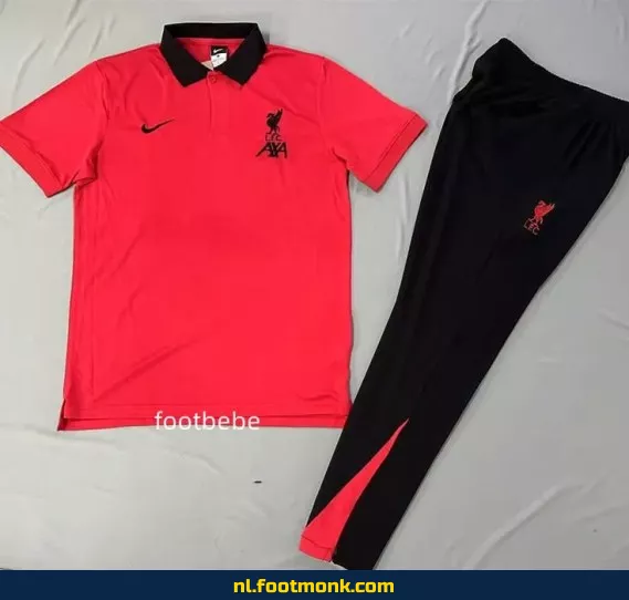 Liverpool FC Voetbalshirt 2025-2026 - Rode Polo voor Supporters | Officieel Voetbalshirt | Heren & Dames