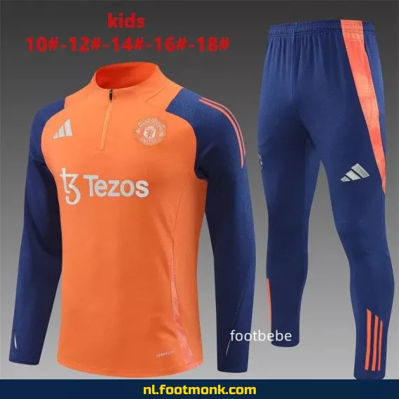 Manchester United Voetbalshirt Kinderen 2024-2025 Oranje – Officieel Voetbalshirt, Fanwear Collectie