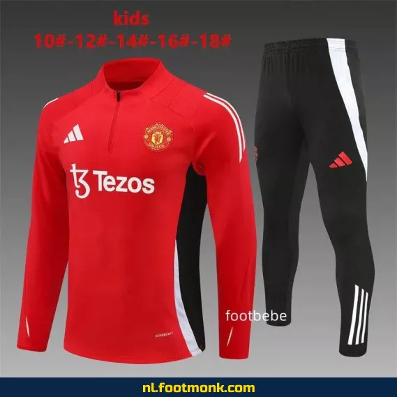Manchester United Voetbalshirt Kinderen 2024-2025 - Rood | Officieel Voetbalshirt | Fanwear | Aanbieding