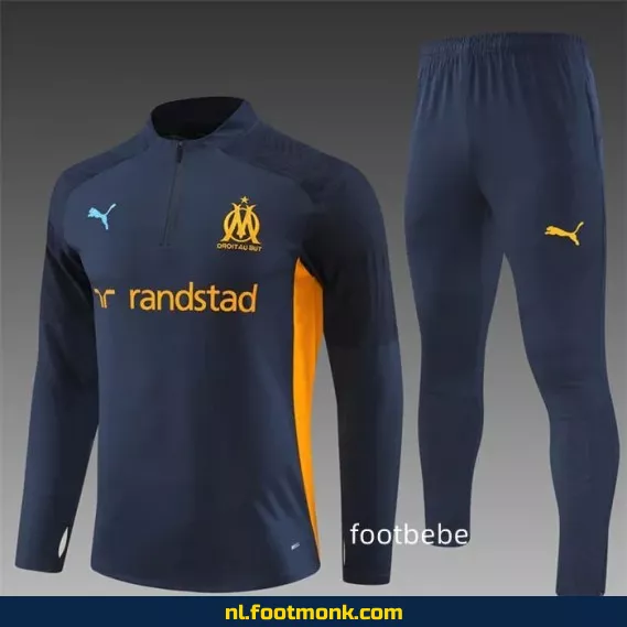 Olympique Marseille Voetbalshirt 2024-2025 - Blauw - Officieel Voetbalshirt voor Supporters