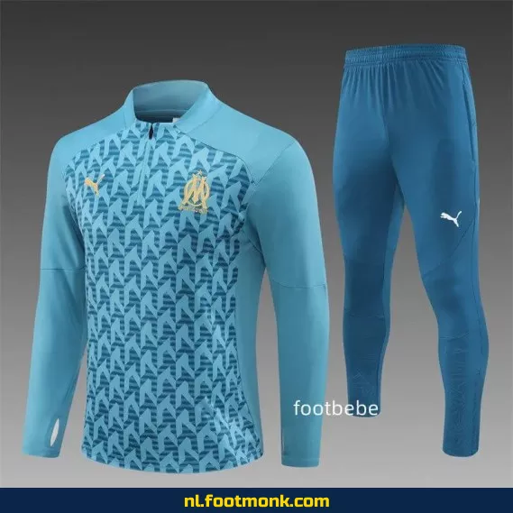 OM Marseille Voetbalshirt 2024-2025 - Blauw Model | Officieel Voetbalshirt voor Supporters | Heren & Dames | Aanbieding