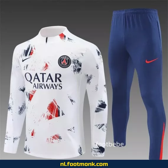 PSG 2024-2025 Camouflage Wit Voetbalshirt – Officieel Voetbalshirt voor Dames & Heren – Fanwear Aanbieding
