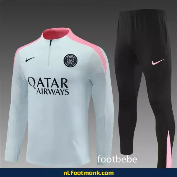 PSG Voetbalshirt 2024-2025 - Lichtgrijs - Officieel Voetbalshirt voor Supporters