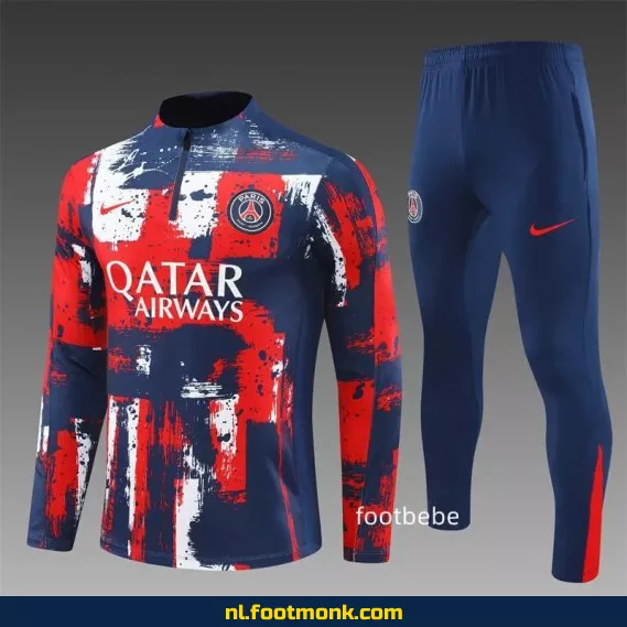 PSG Voetbalshirt 2024-2025 – Rood & Blauw – Officieel Voetbalshirt – Supportersshirt – Heren/Dames/Kinderen – Fanwear – Aanbieding