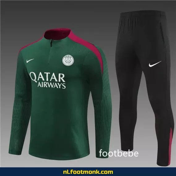 PSG Voetbalshirt 2024-2025 - Donkergroen - Officieel Voetbalshirt - Fanwear