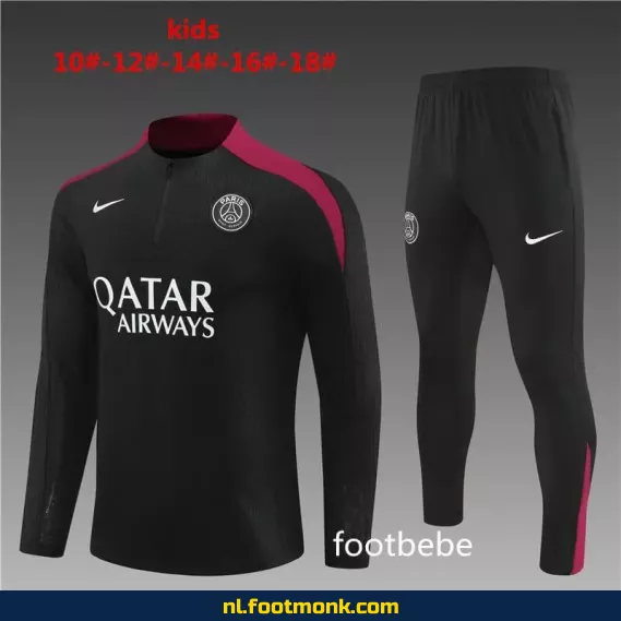 PSG Voetbalshirt Kinderen 2024-2025 Zwart – Officieel Voetbalshirt, Fanwear & Clubkleding