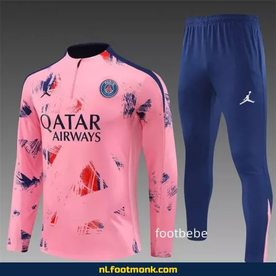 PSG Jordan Camouflage Roze Voetbalshirt 2024-2025 – Officieel Voetbalshirt voor Dames & Heren – Exclusieve Fanwear