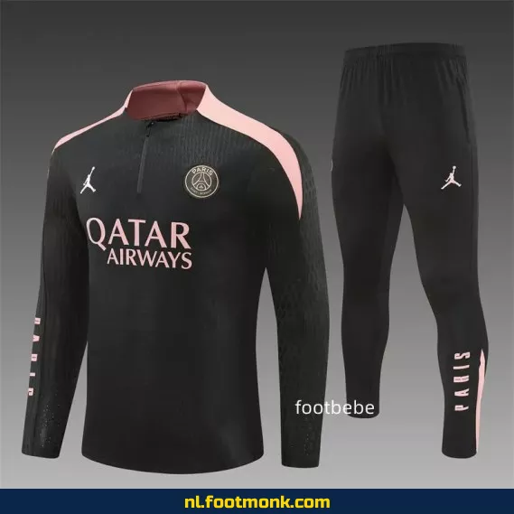 PSG Jordan Voetbalshirt 2024-2025 Zwart Roze – Officieel Voetbalshirt, Fanwear, Aanbieding