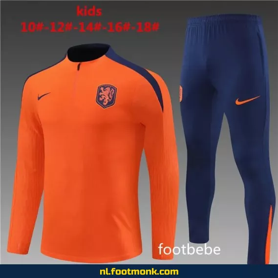 Oranje Voetbalshirt Kinderen 2024-2025 – Officieel Nederlands Elftal Fanwear