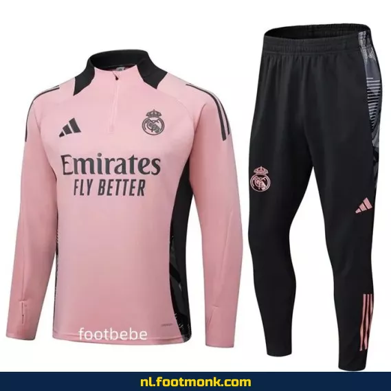 Real Madrid 2024-2025 roze trainingsshirt – Officieel voetbalshirt voor heren en dames | Fanwear aanbieding